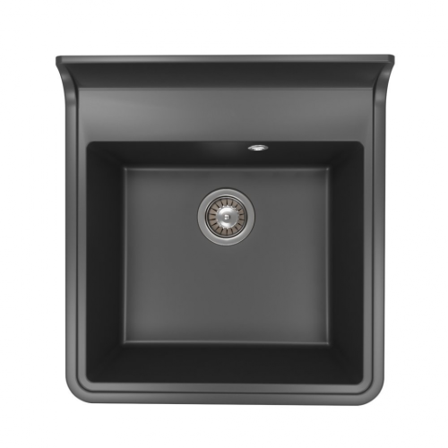Кухонная мойка Florentina Сицилия 17.040.C0520.302 55х50 цвет черный поверхность матовая