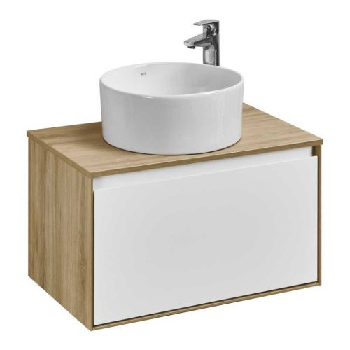 Тумба под раковину Aquaton Либерти 1A279801LYC70 70х40 подвесная цвет коричневый