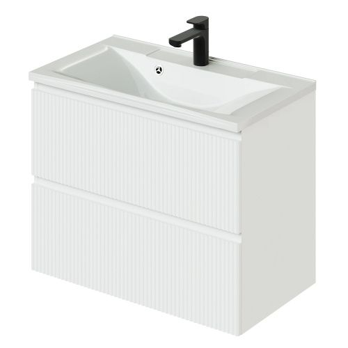 Тумба с раковиной Итана Kate CS00090797 80х40 подвесная цвет белый