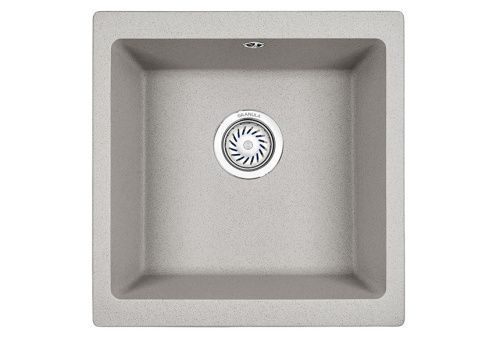 Кухонная мойка Granula 4451, БАЗАЛЬТ 45х45 цвет серый поверхность матовая
