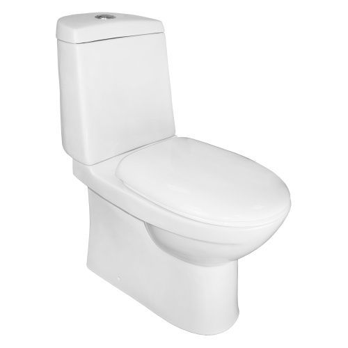 Унитаз-компакт напольный с бачком Azario AZ-2015 белый с сиденьем микролифт каскадный смыв