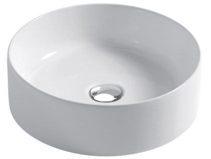 Раковина керамическая Disegno Ceramica Slim SL04000001 40х40 накладная цвет белый