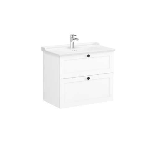 Тумба с раковиной Vitra Root Classic 68869 80х50 подвесная цвет белый