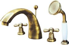 Смеситель RavSlezak MK169.5SSM на борт ванны бронза