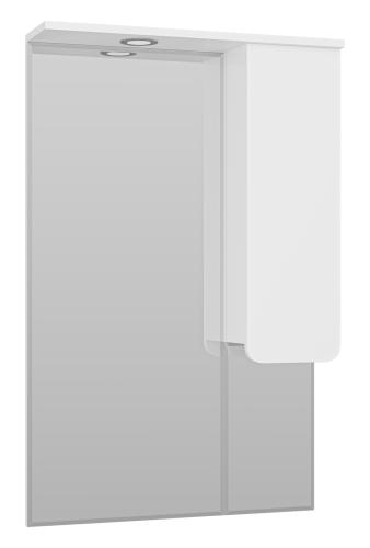 Зеркало-шкаф Misty Чегет П-Чег-02065-01П 70х100 подвесной цвет белый