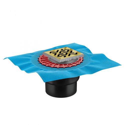 Душевой трап Berges ZENTRUM Antik 094464 20х20 бронза