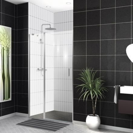 Душевая дверь BelBagno UNO UNO-B-12-40+70-C-Cr 110х190 стекло прозрачное профиль хром