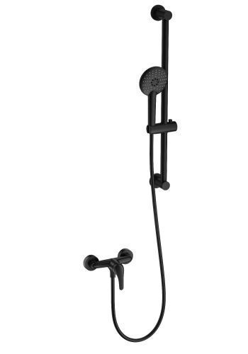 Душевой гарнитур Wonzon & Woghand  WW-4570-MB настенный черный