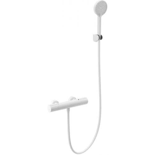 Смеситель для душа Wonzon & Woghand Inn WW-A2006-A-MW настенный белый с термостатом