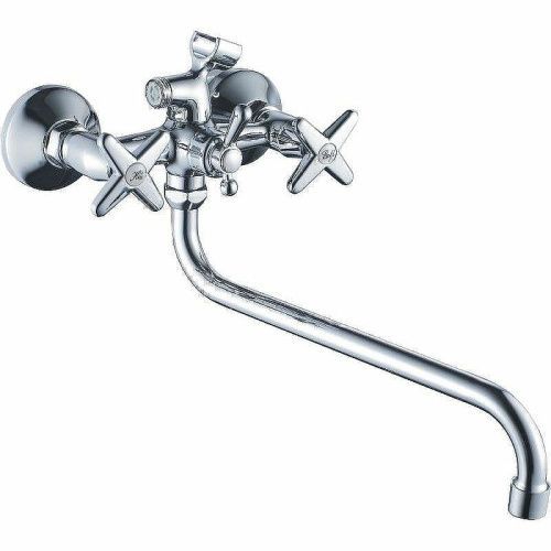 Смеситель для ванны и душа Haiba HB2220 настенный хром