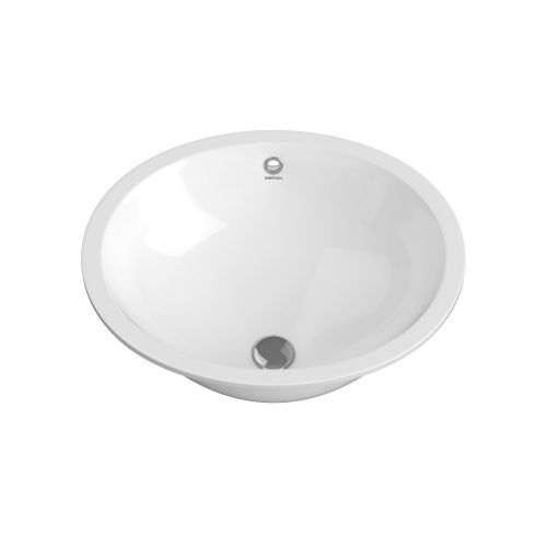 Раковина из сантехнического фарфора Berges Ego 181007 60х50 встраиваемая цвет белый
