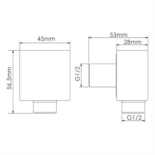 Шланговое подключение WasserKRAFT  A124 - фото 3