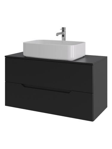 Тумба с раковиной Orange Line Li-100TubMDF+B07-600W 100х50