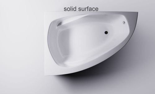 Ванна из искусственного камня Astra-Form Тиора 01010084 155х105 угловая асимметричная с ножками