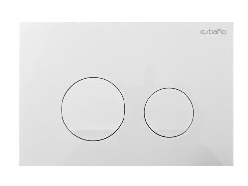 Клавиша смыва механическая Esbano ESINSLM37GW цвет белый