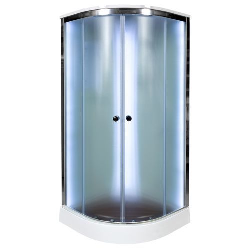 Душевая кабина AvaCan D09SLED 90х90 четверть круга с крышей ориентация универсальная