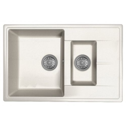 Кухонная мойка Dr.Gans Оливия 740 К 25.155.D0740.401 75х50 цвет белый поверхность матовая
