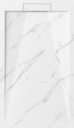 Душевой поддон из искусственного камня Esbano LUXE ESPLM128CB 120х80 белый