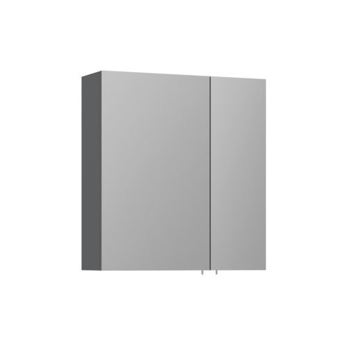 Зеркало-шкаф Orka Likya 3006917 60х70 подвесной цвет серый