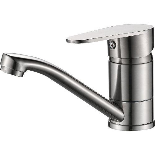 Смеситель для кухни Haiba HB802 HB45802 на мойку нержавеющая сталь