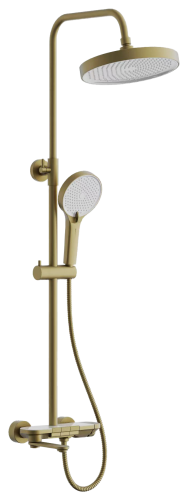 Душевая стойка Belz B713 B25713-5 настенная цвет золото