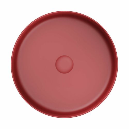 Раковина керамическая Omoikiri Mira 4972070 40х40 накладная цвет красный