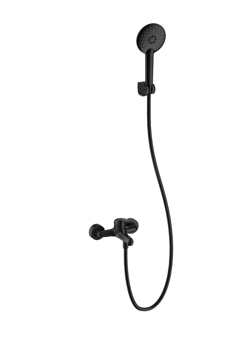 Смеситель для ванны Wonzon & Woghand WW-4530-MB настенный черный