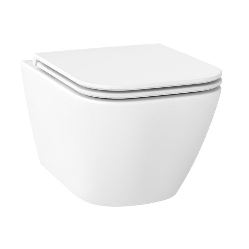 Унитаз подвесной Wellsee Pure BY Wellsee 182603001 белый с сиденьем микролифт безободковый каскадный смыв