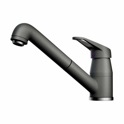 Смеситель для кухни Omoikiri Tateyama-S 4994137 на мойку серый