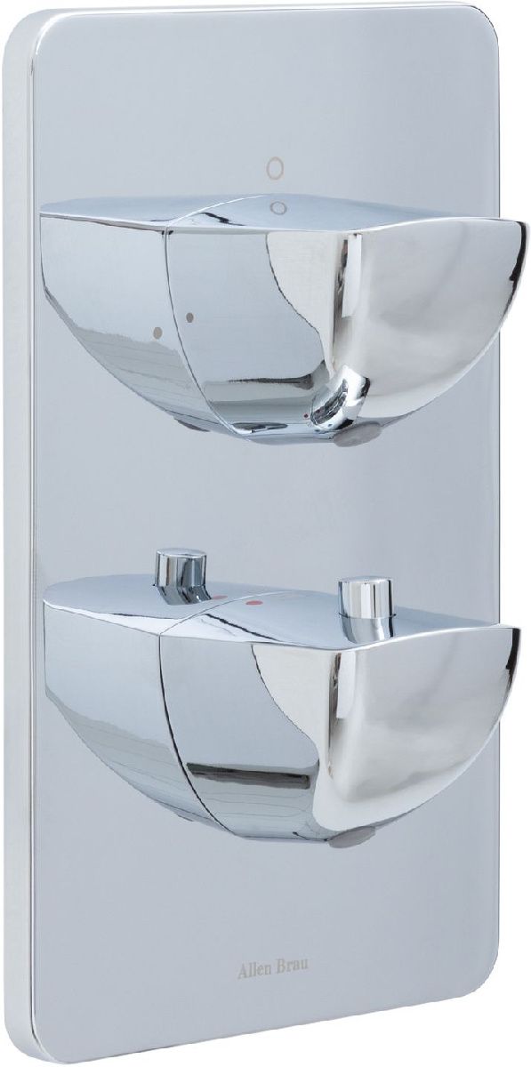 Смеситель для ванны с душем Allen Brau Infinity 5.21216-00 встраиваемый в стену хром с термостатом