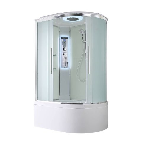 Душевая кабина AvaCan EM EM5812LLED 120х80 асимметричная с крышей ориентация левая