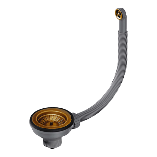 Слив-перелив для кухонной мойки Omoikiri D-01 4996529 латунь