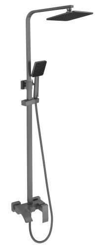 Душевая стойка Fmark FS8645Q настенная цвет серый