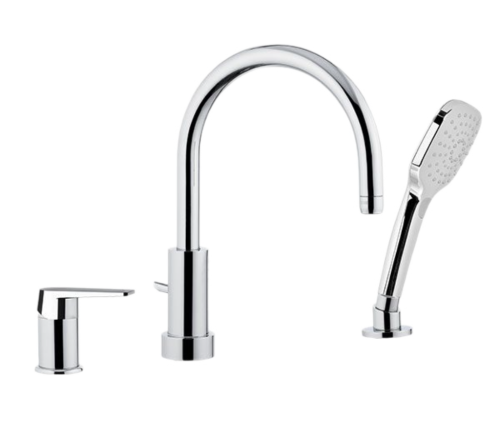 Смеситель Remer Dream D078CP на борт ванны хром