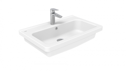 Раковина из сантехнического фарфора Creavit Ipek IP070-00CB00E-0000 70х40 накладная цвет белый