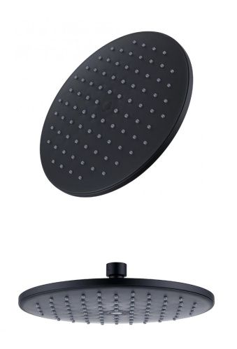 Верхний душ Bravat Built-in P70253BW-ENG 20х20 черный