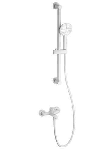 Душевой гарнитур Wonzon & Woghand  WW-4560-MW настенный белый