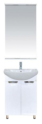 Тумба под раковину Misty Лаванда Э-Лав01050-011Пр 50х30 напольная цвет белый - фото 3