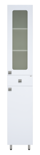 Шкаф-пенал Misty Урал Э-Ура0503501-01П 40х190 напольный цвет белый