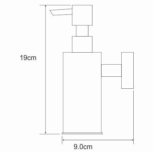 Дозатор для жидкого мыла WasserKRAFT 1399 - фото 4