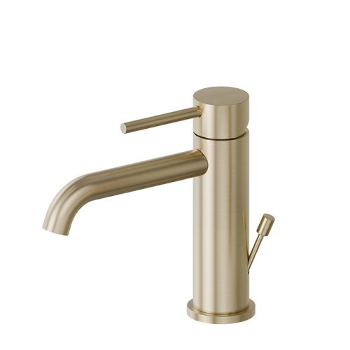 Смеситель Newform X-STEEL 316 69610X.59.098 на раковину золото