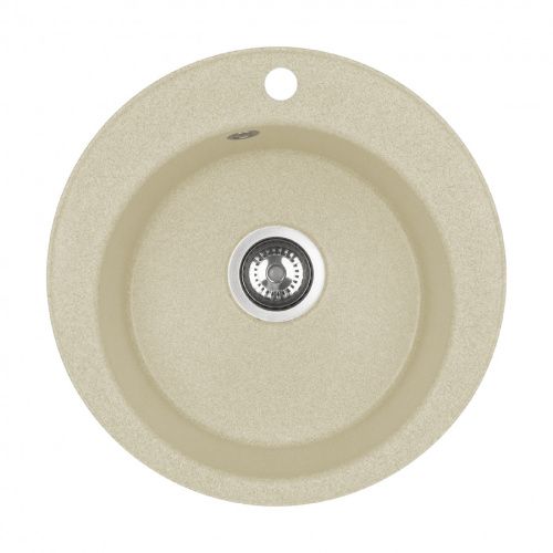 Кухонная мойка Aquaton Шелли 1A734732SS290 50х50 цвет бежевый