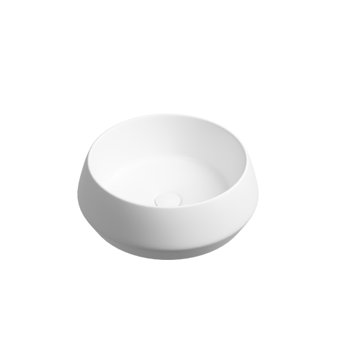 Раковина из сантехнического фарфора Ceramica Nova MAYA CN12004MW 40х40 накладная цвет белый без отверстий под смеситель