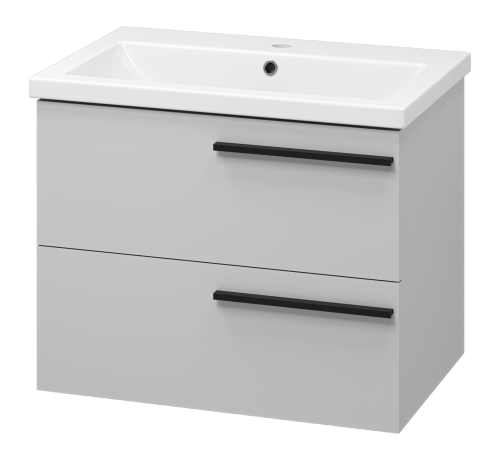 Тумба под раковину Misty Ненси П-Нен-09070-502Я 70х50 подвесная цвет серый