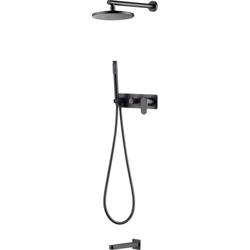 Душевая система Boheme Spectre 454-2-GM встраиваемая в стену цвет серый