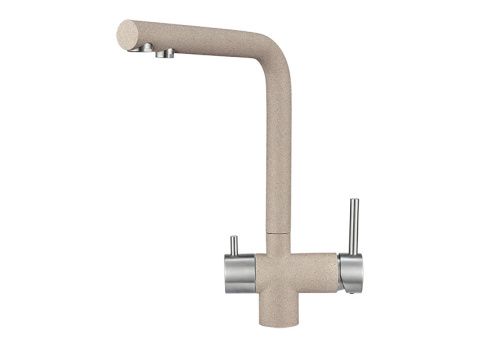 Смеситель для кухни Granula 2305, ПЕСОК на мойку бежевый