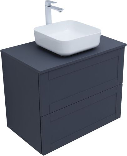 Тумба под раковину Aquanet Терра 00313245 80х50 подвесная цвет синий