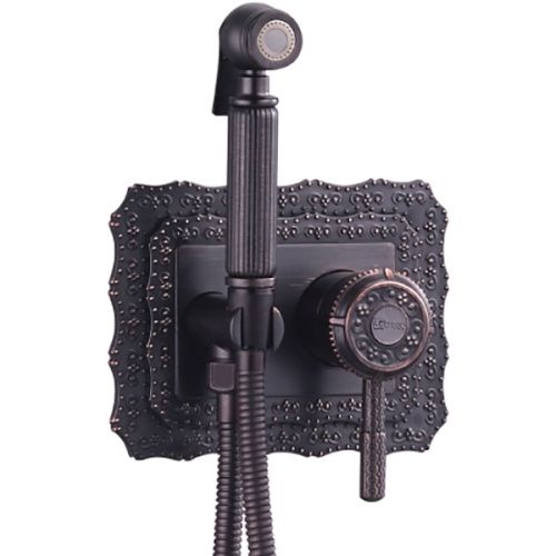 Гигиенический душ со смесителем LeMark Jasmine LM6619ORB черный