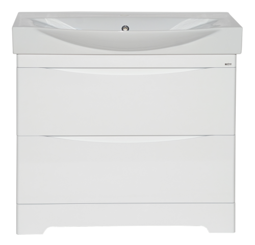 Тумба под раковину Misty Элвис П-Элв01085-0112Я 80х40 напольная цвет белый