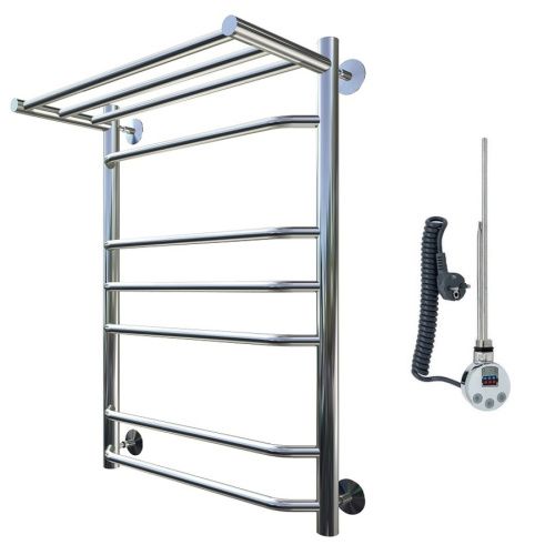 Полотенцесушитель электрический Тругор Браво Браво3/элТЭН8060П 65х80 хром